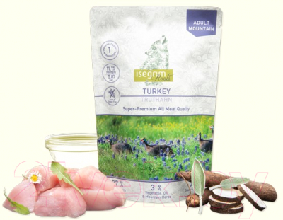 Влажный корм для собак Isegrim Adult Mountain / 95753