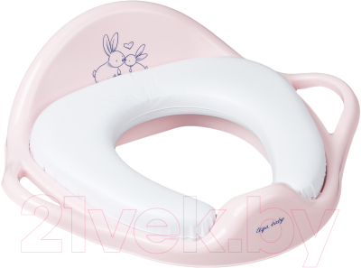 Детская накладка на унитаз Tega Кролики / KR-020-104 (розовый) - фото