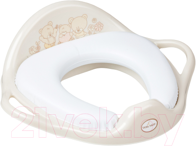 Детская накладка на унитаз Tega Мишки / MS-020-119 (бежевый) - фото