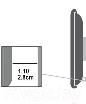 Кронштейн для телевизора SBOX PLB-2522F