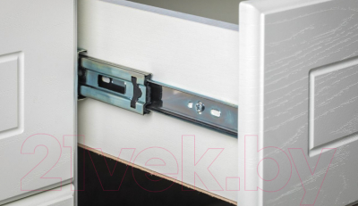 Тумба Mobi Ливерпуль (белый/ясень ваниль НМ-1012-100 ПВХ)