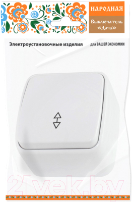 Выключатель TDM Дача SQ1824-0003