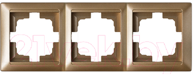 Рамка для выключателей и розеток Bylectrica Стиль Юлиг 735212.216 - фото