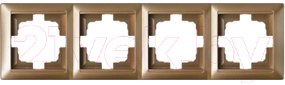 Рамка для выключателей и розеток Bylectrica Стиль Юлиг 735212.217 - фото