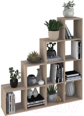 Стеллаж Polini Kids Home Smart Каскадный 10 секций