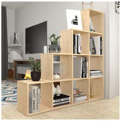 Стеллаж Polini Kids Home Smart Каскадный 10 секций