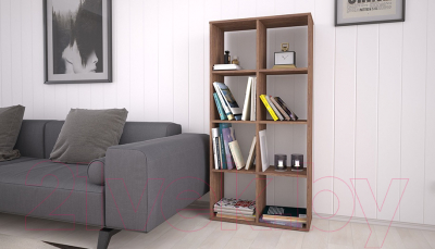 Стеллаж Polini Kids Home Smart Кубический 8 секций (дуб)