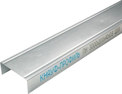 Профили для гипсокартона Knauf ПН 100x40x0.60 (8/80) / 100643 - фото