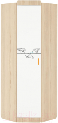 Шкаф Аквилон Кот №3 (туя светлая/белый)