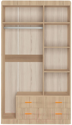 Шкаф Аквилон Кот №25 (туя светлая/белый)