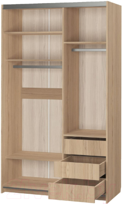 Шкаф Аквилон Кот №27 (туя светлая/белый)