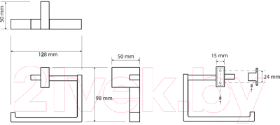 Держатель для туалетной бумаги Bemeta 145812022