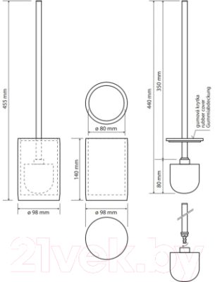 Ершик для унитаза Bemeta 145613320