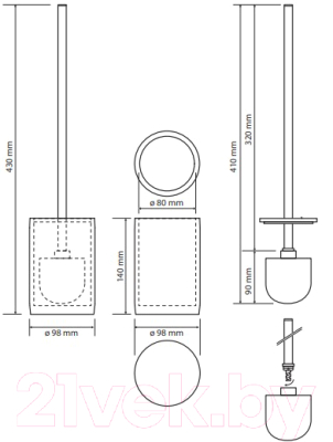 Ершик для унитаза Bemeta 145713324