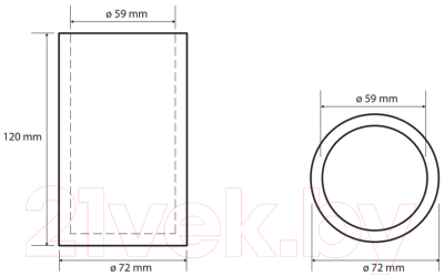 Стакан для зубной щетки и пасты Bemeta 145711324