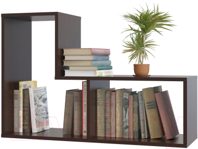 Стеллаж Сокол-Мебель Из 8 модулей (венге)