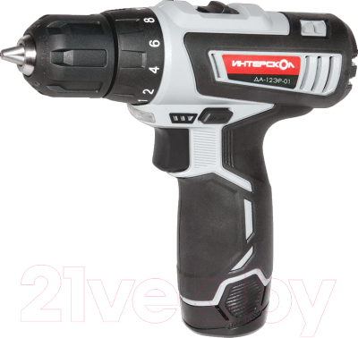 Аккумуляторная дрель-шуруповерт Интерскол ДА-12ЭР (434.2.2.20) - фото