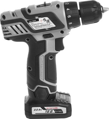 Аккумуляторная дрель-шуруповерт Интерскол ДА-18ЭР (436.2.2.20)