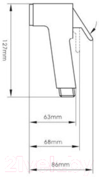Гигиенический душ Voda VHS01