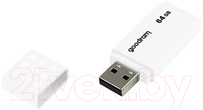 Usb flash накопитель Goodram UME2 64GB White (UME2-0640W0R11)