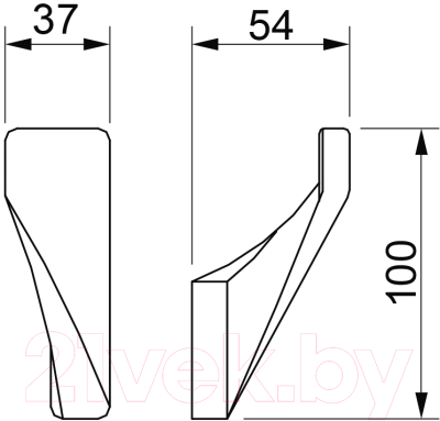 Крючок для ванной Art&Max Gina AM-G-2738-Nr 