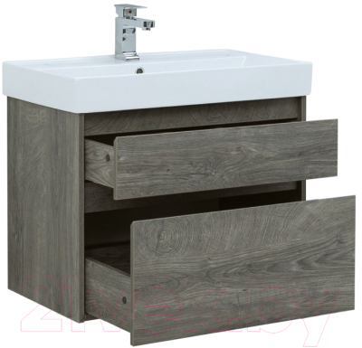 Тумба под умывальник Aquanet Nova Lite 75 / 242273 (с 2 ящиками)