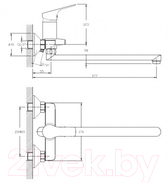 Смеситель Zollen Regen RE62614241