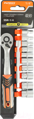 Набор головок слесарных PATRIOT SSR-1/4 - фото