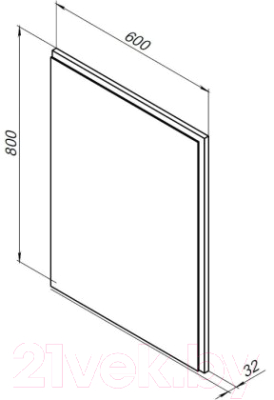 Зеркало Aquanet Nova Lite 60 / 242620