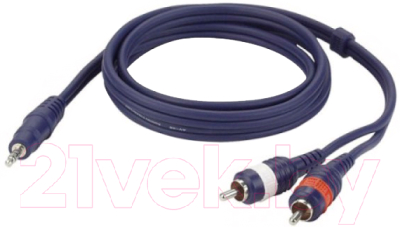 Кабель Omnitronic Стереоминиджек/2RCA - фото