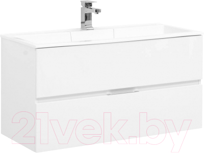 Тумба под умывальник Aquanet Алвита 100 / 235341 - фото