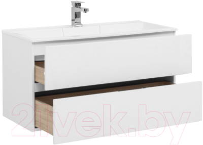 Тумба под умывальник Aquanet Алвита 100 / 235341