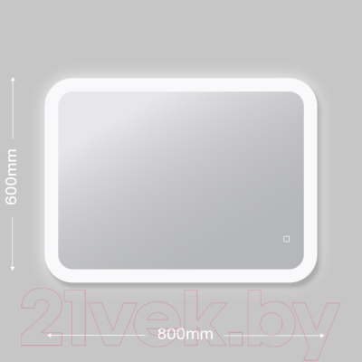 Зеркало Алмаз-Люкс ЗП-48 (60x80)