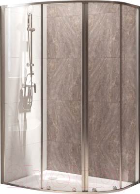 Душевой уголок BelBagno DUE-RH-2-100/80-C-Cr - фото