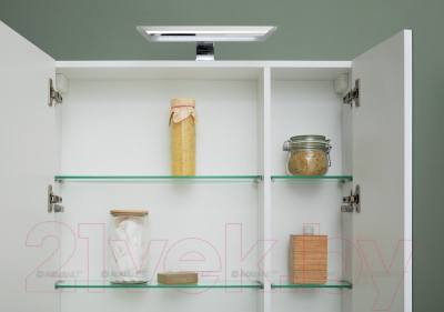 Шкаф с зеркалом для ванной Aquanet Орлеан 80 / 183077