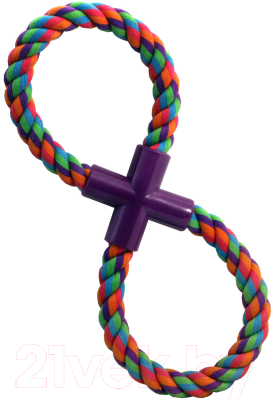 Игрушка для собак Triol Веревка-восьмерка / 12111017 - фото