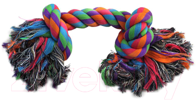 Игрушка для собак Triol Веревка, 2 узла / 12111001 - фото