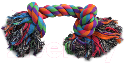 Игрушка для собак Triol Веревка, 2 узла / 12111003 - фото