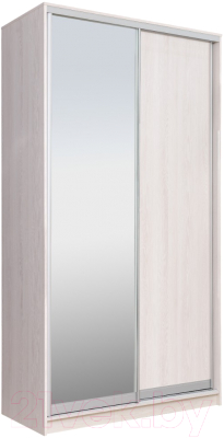 Шкаф-купе Рэйгрупп 138450 YYX Elgon РГ-11.02 (ясень снежный/хром) - фото