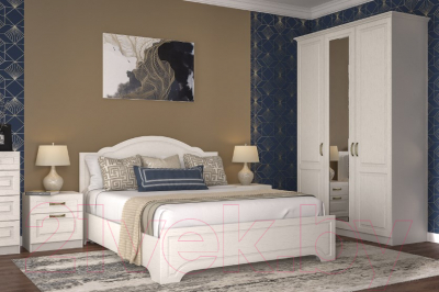 Шкаф Mobi Ливерпуль 08.45 (белый/ясень ваниль НМ-1012-100 ПВХ)