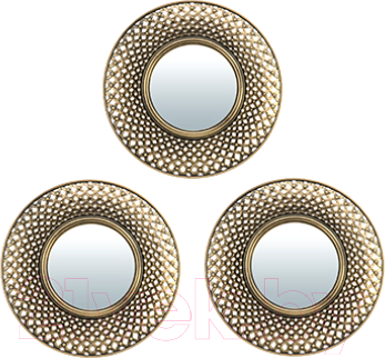 Комплект зеркал декоративных QWERTY Булонь / 74054 - фото