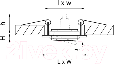 Точечный светильник Lightstar Singo 11601