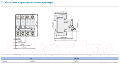 Выключатель нагрузки Chint NXHB-125 1P 100A (R) / 193171