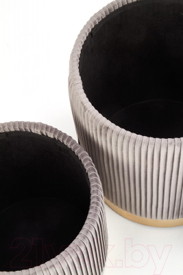 Комплект мягкой мебели Halmar Monty / V-CH-Monty-Pufa-Popiel