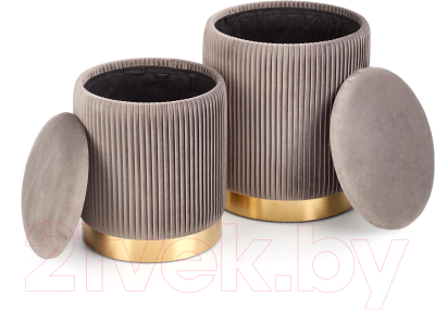 Комплект мягкой мебели Halmar Monty / V-CH-Monty-Pufa-Popiel