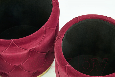 Комплект мягкой мебели Halmar Polly / V-CH-Polly-Pufa-Bordowy