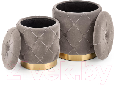 Комплект мягкой мебели Halmar Polly / V-CH-Polly-Pufa-Popiel