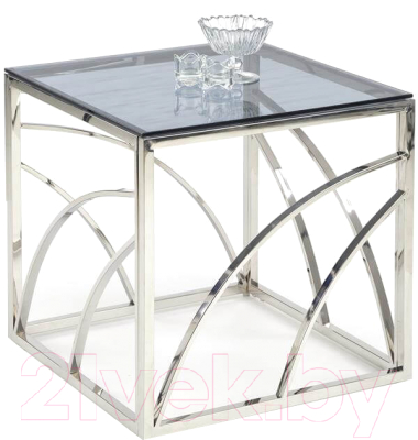 Журнальный столик Halmar Universe Kwadrat / V-CH-Universe-Kwadrat-Law-Srebrny - фото