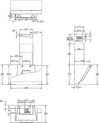 Вытяжка наклонная Haier HVX-W672GW