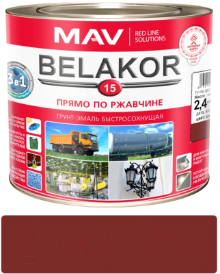 Грунт-эмаль MAV Belakor 15